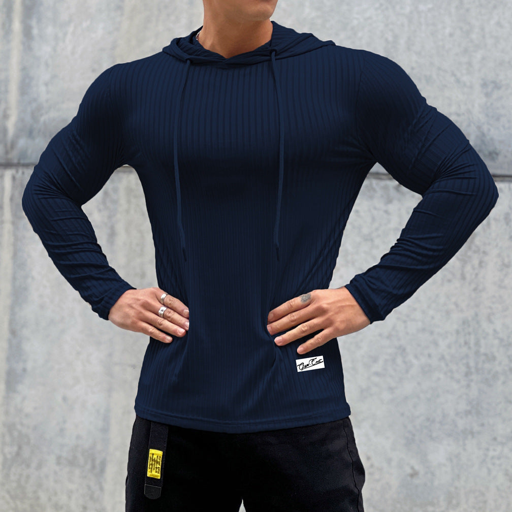 Herren Sportlich Hoodie med struktureret overflade og åndbar teknologi Stilla