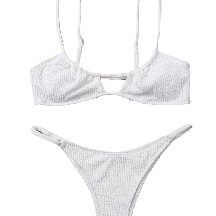 Femme Struktureret Cut-Out Bikini Sæt Stilla
