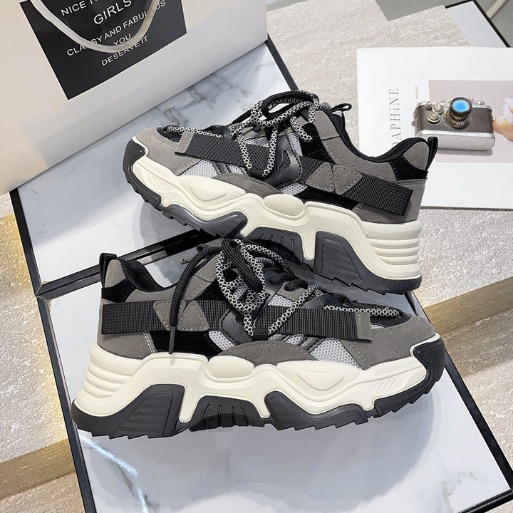 Dame Sporty Chunky Sneakers med innovativt såleprofil og åndbar overfladestruktur Stilla
