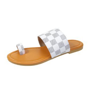 Dame Mode Riemchen-sandaler med elegant ternet design og komfortabel sål Stilla