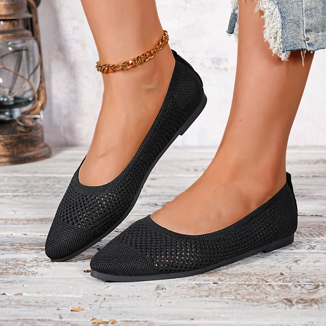 Dame Elegante Slipper med perforeret overdel Stilla