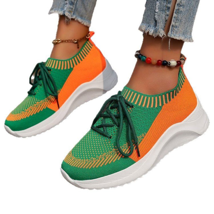 Dame Åndbare Sportsneakers med skridsikker sål og innovativt strikdesign Stilla