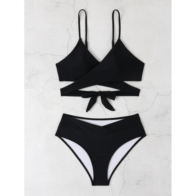 Dame Kryds-Design Bikini-Sæt med justerbare stropper og høj talje Stilla