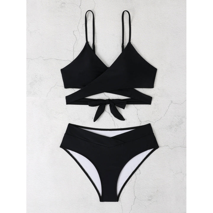 Dame Kryds-Design Bikini-Sæt med justerbare stropper og høj talje Stilla