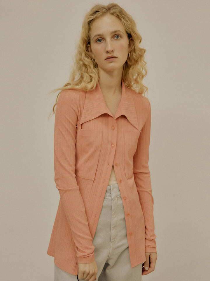 Dame Elegant Skjorte med struktureret Design Stilla