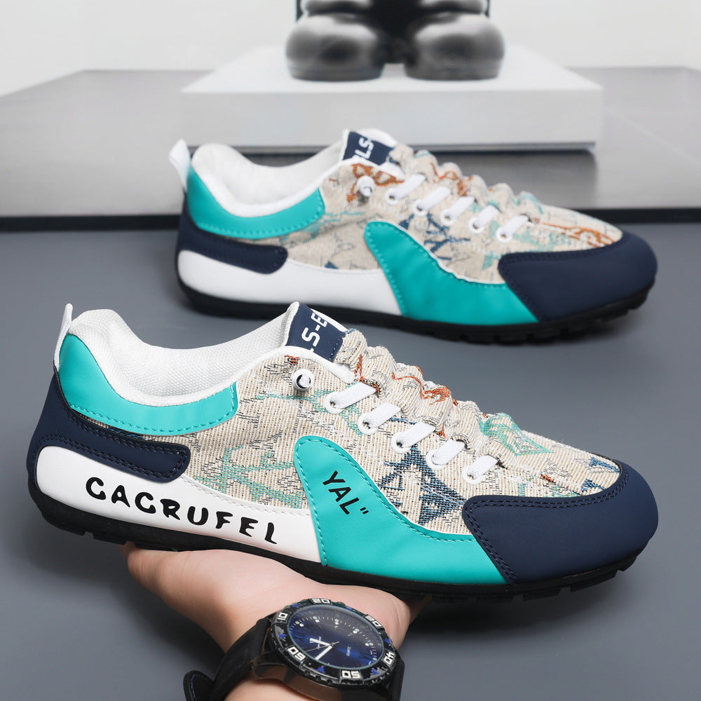 Femme Sporty Multi-Texture Atletik Sneakers Stilla