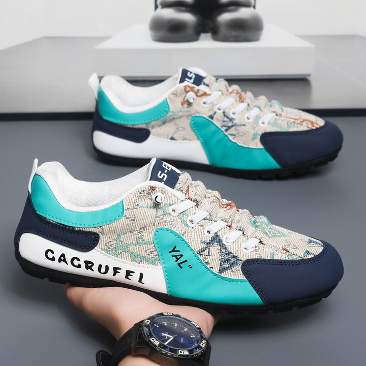 Femme Sporty Multi-Texture Atletik Sneakers Stilla