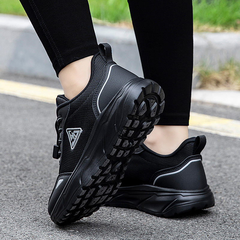 Unisex nan robuster åndbar udendørs sneakers med støddæmpende sål Skovae
