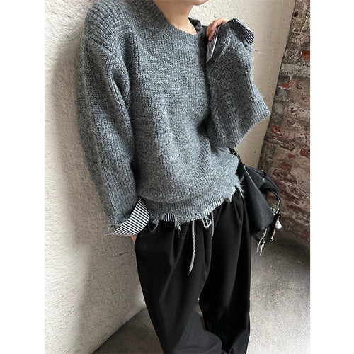 Kvinders casual sweater med fashionable frynse design og komfortabel pasform Stilla