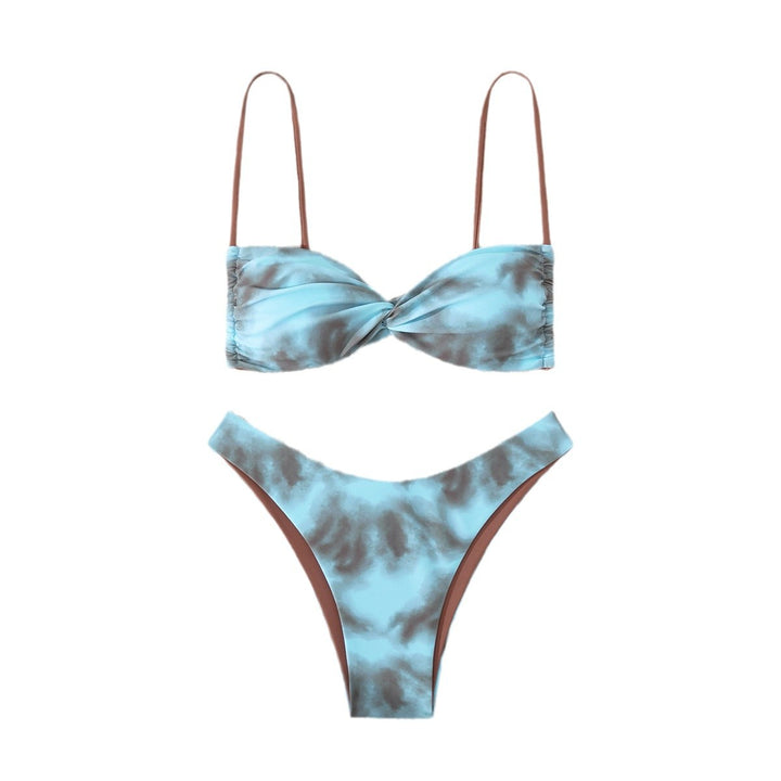 Dame bikini sæt med romantisk twist-design Skovae