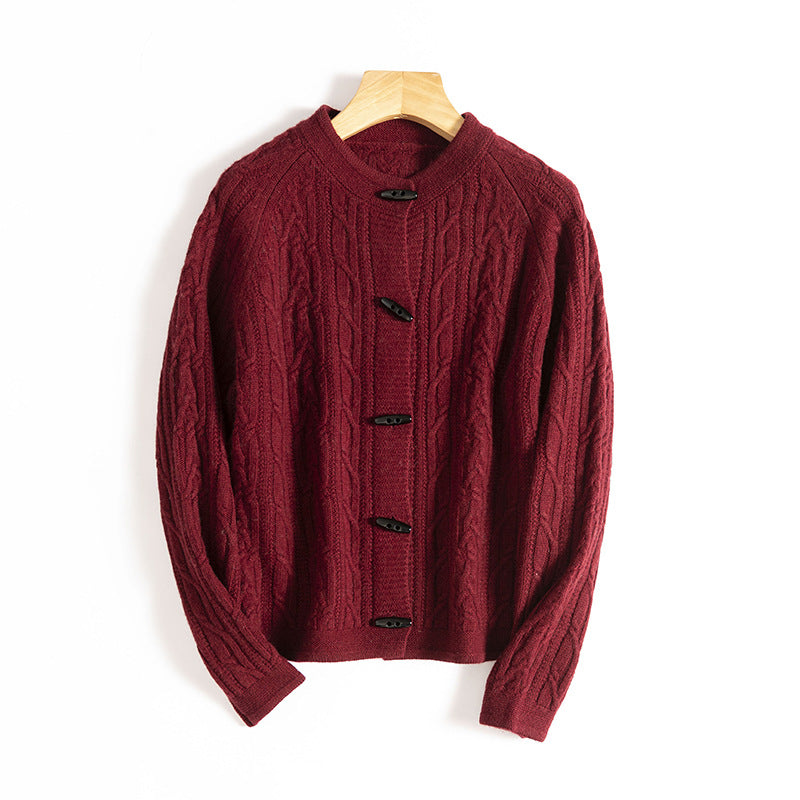 Femme Chunky Kabelstrik Cardigan Stilla