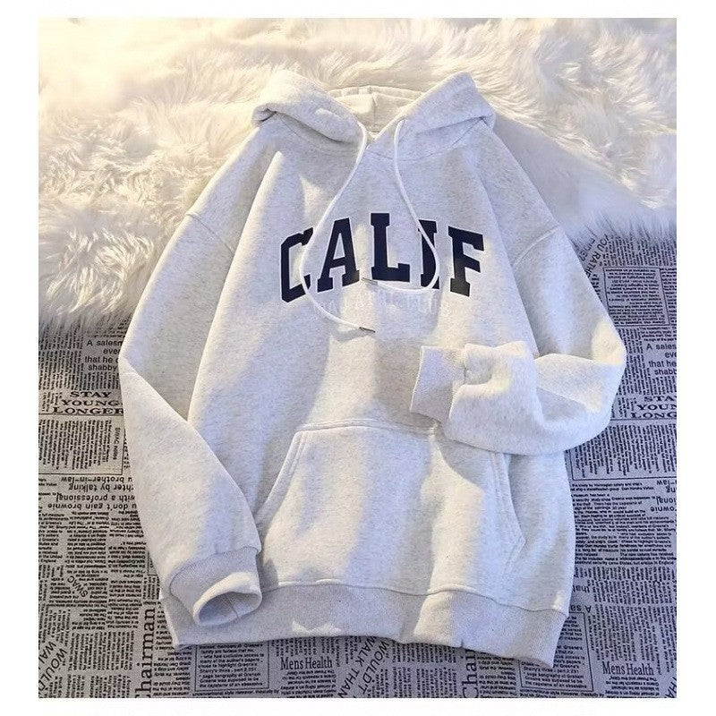 Dame hoodie med iøjnefaldende Uni logo og blød inderside Skovae