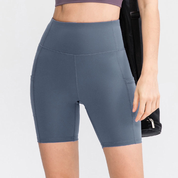 Dame Sportliche Højt Skårne Shorts Stilla