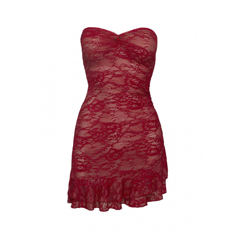 Dame Strapless Spids Mini Kjole Stilla