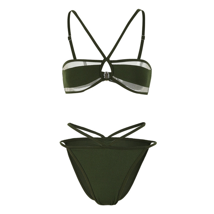 Dame Bikini-sæt med innovative skæring detaljer og justerbare stropper Stilla