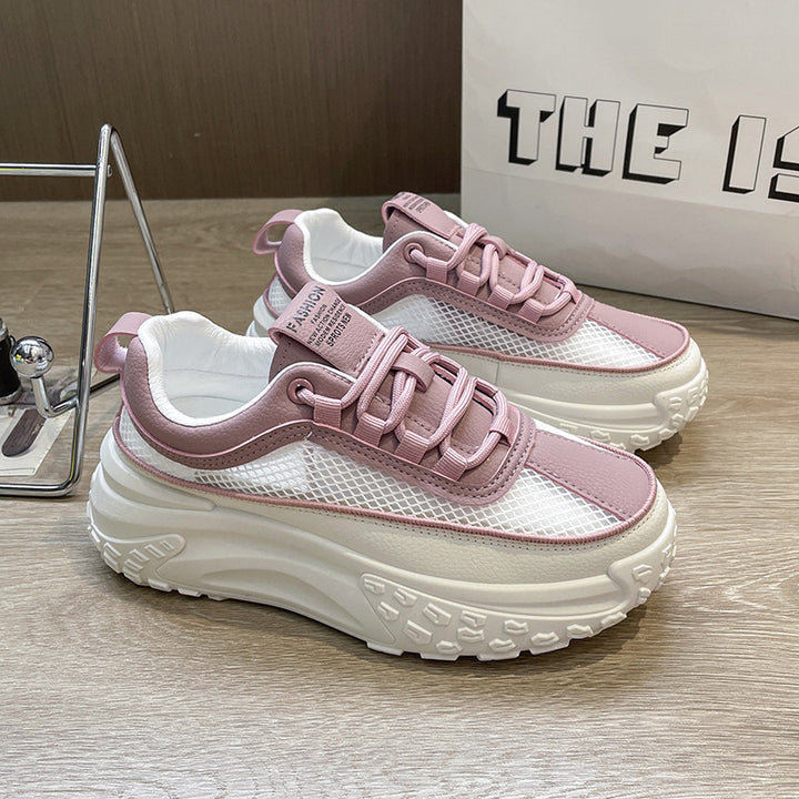 Dame Chunky Sneakers med åndbart mesh og innovativt sålprofil Stilla