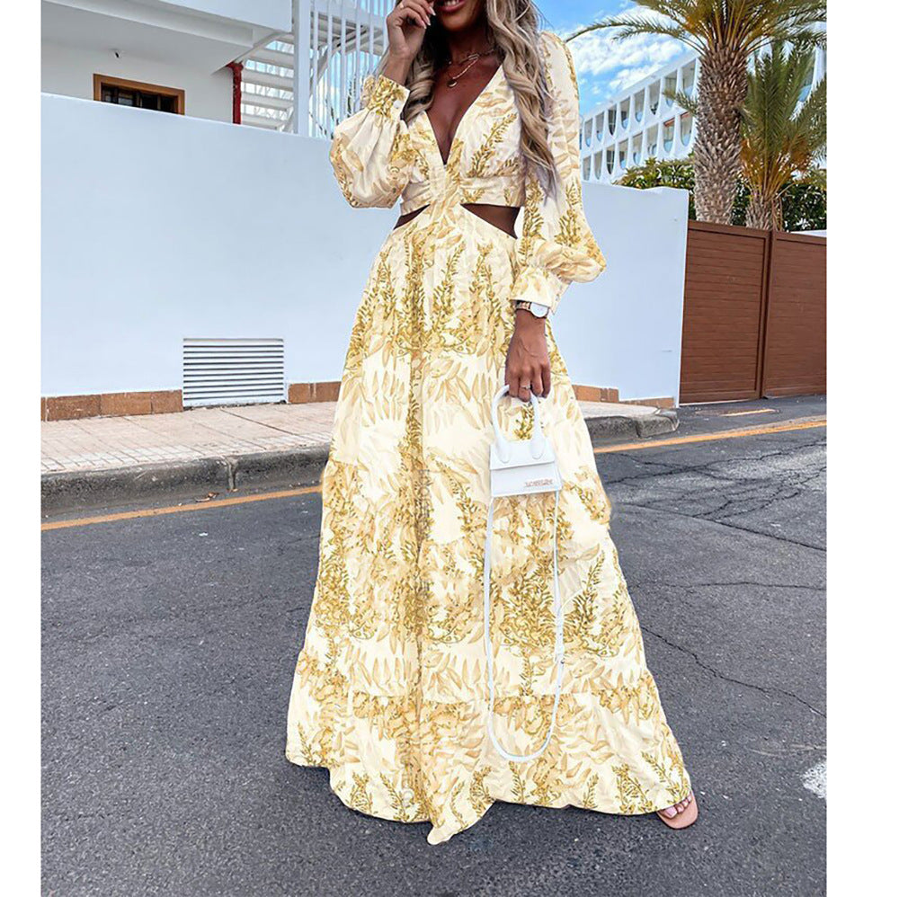 Dame Bohemian Maxi Kjole Stilla