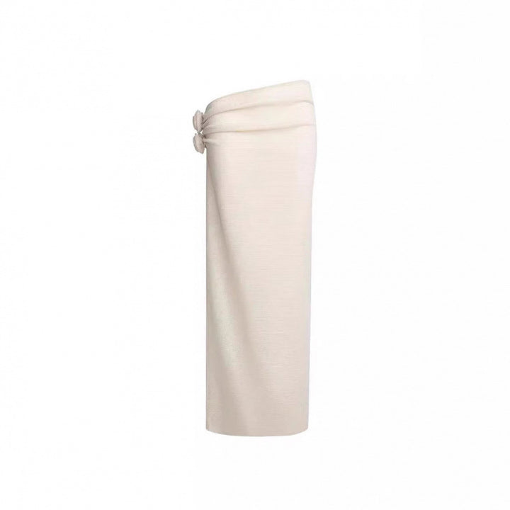 Dame Elegant Knyttet Midi-Nederdel Stilla