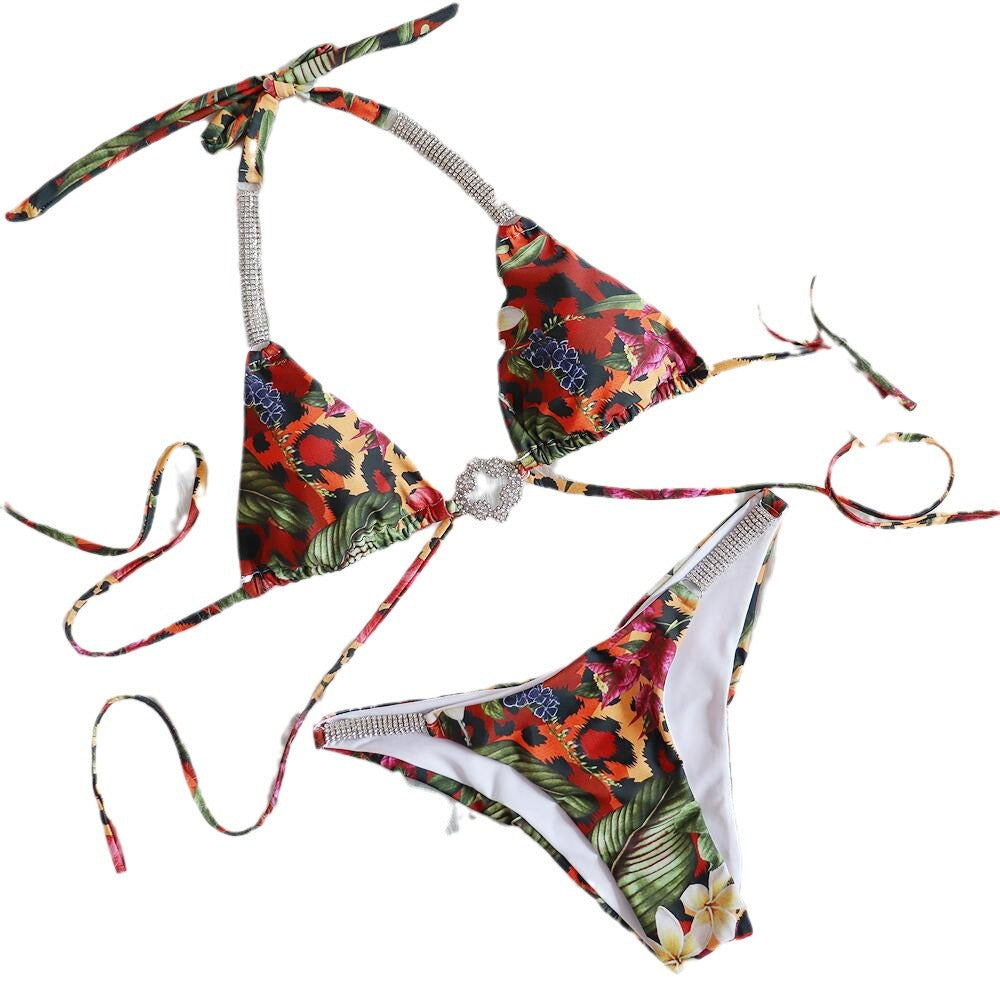 Kvinder bikini-sæt med strass-accenter triangle Stilla