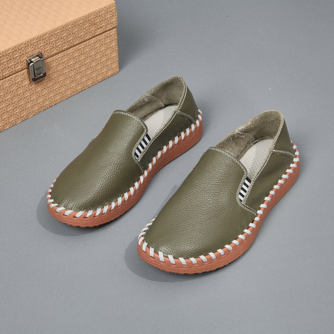 Herrer Fritids Læder Slippers Stilla