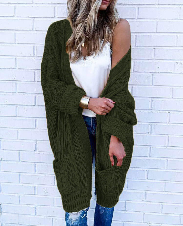 Dame cardigan i kabel strik design Stilla