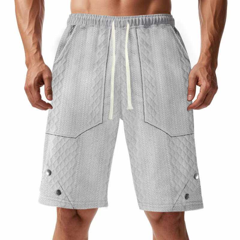 Herrer Cargo-shorts med struktureret design og praktiske lommer Stilla