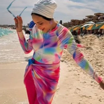 Dame Mode Strandbadetøj sæt med indpakningsdesign Skovae