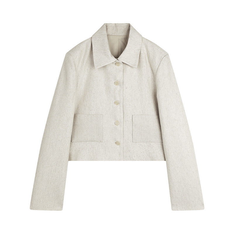 Dame let overshirtjakke med praktiske lommer og moderne snit Stilla