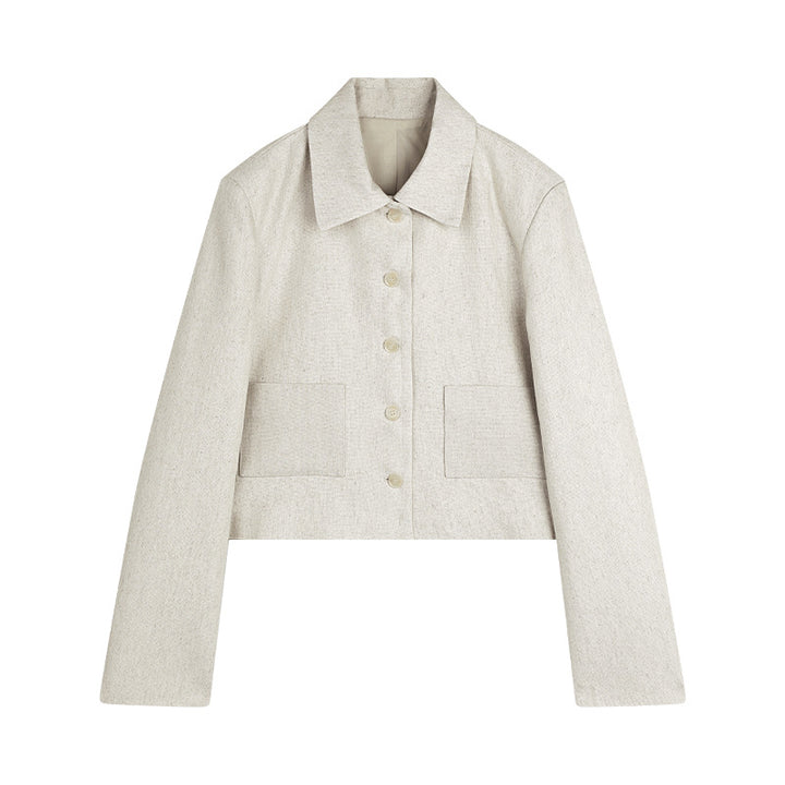 Dame let overshirtjakke med praktiske lommer og moderne snit Stilla