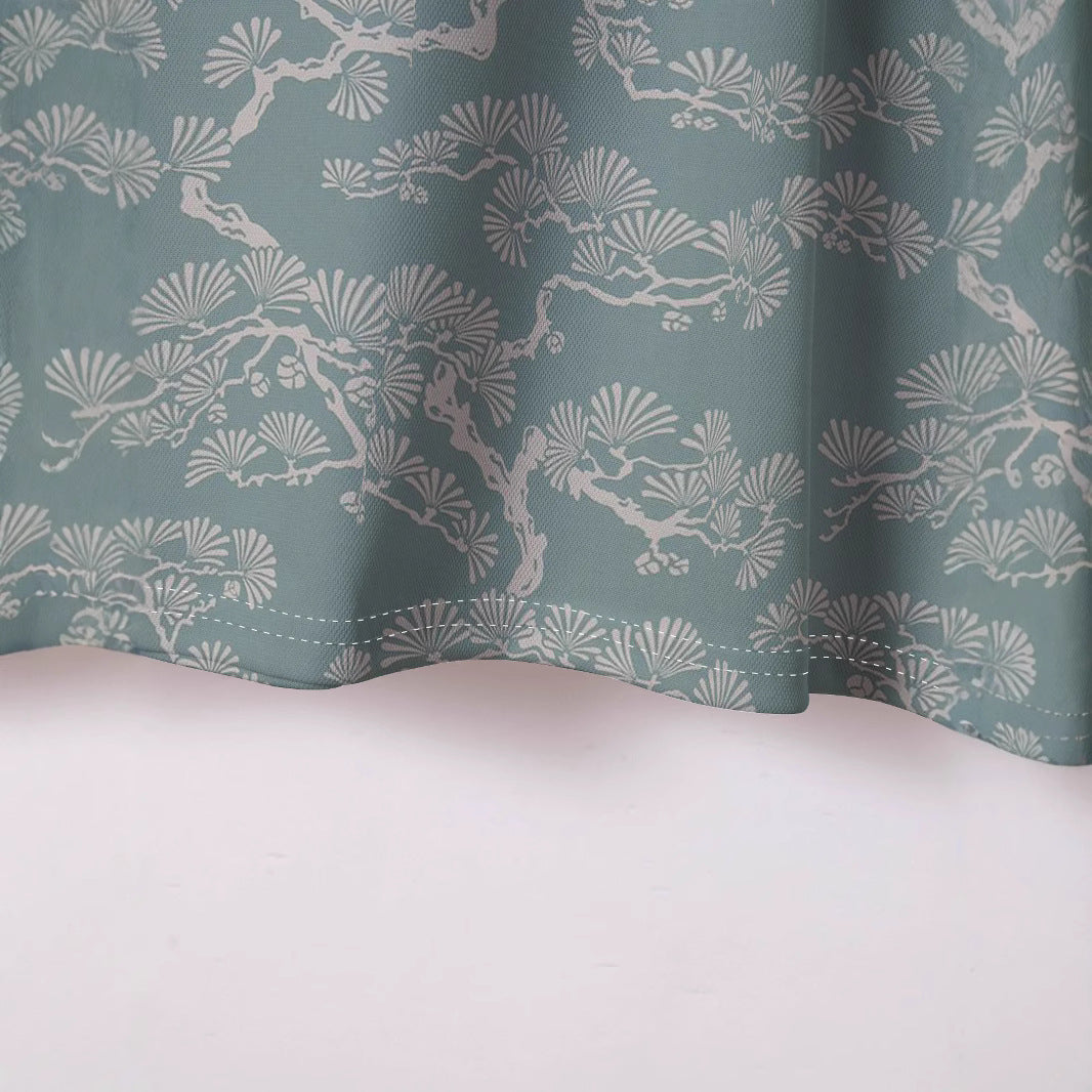 Herren polo skjorte med stilfuld botanisk print og moderne snit Stilla