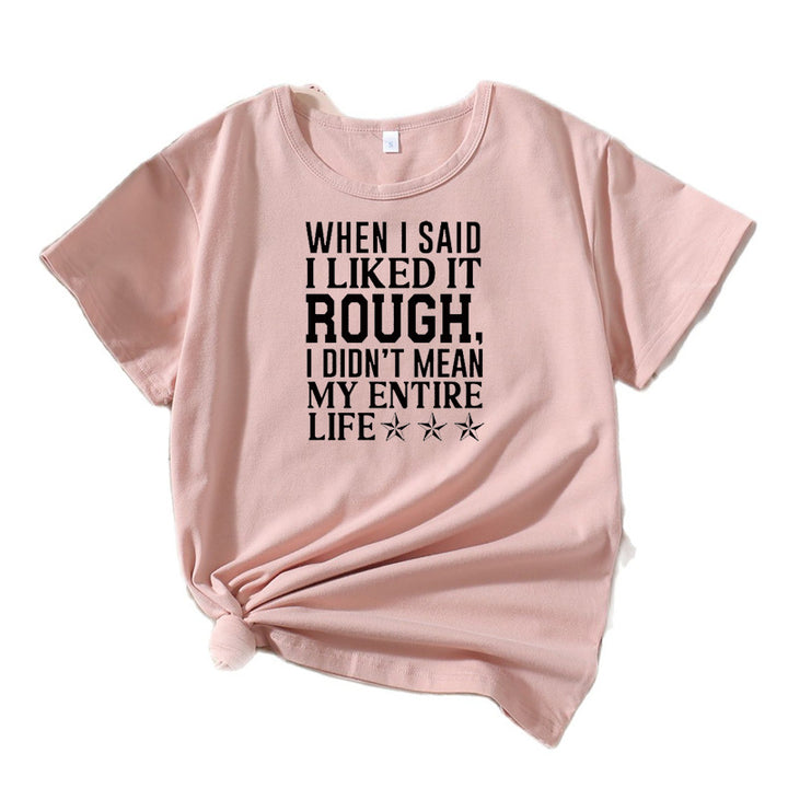 Dame Fritids Slogan Top Stilla