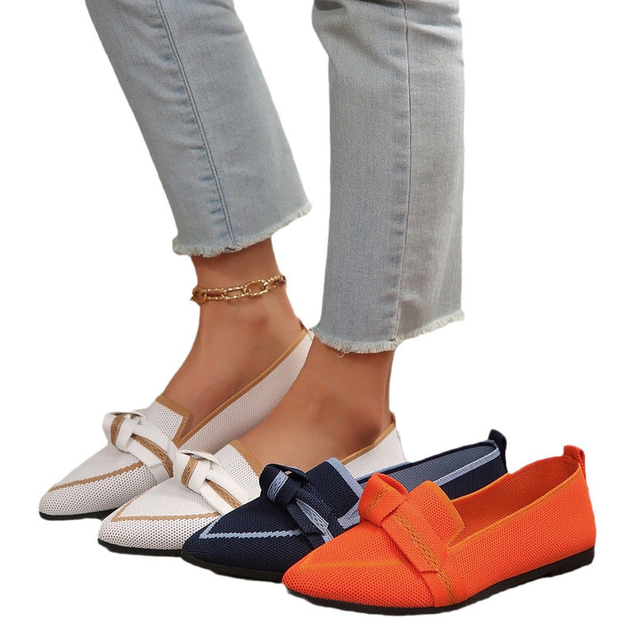 Dame elegante slippers med moderne knude-detaljer Stilla