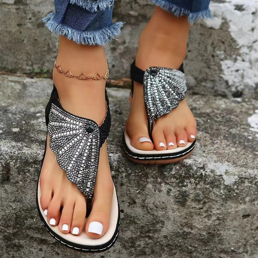 Dame Elegant Pyntede Hæle-Sandaler Stilla