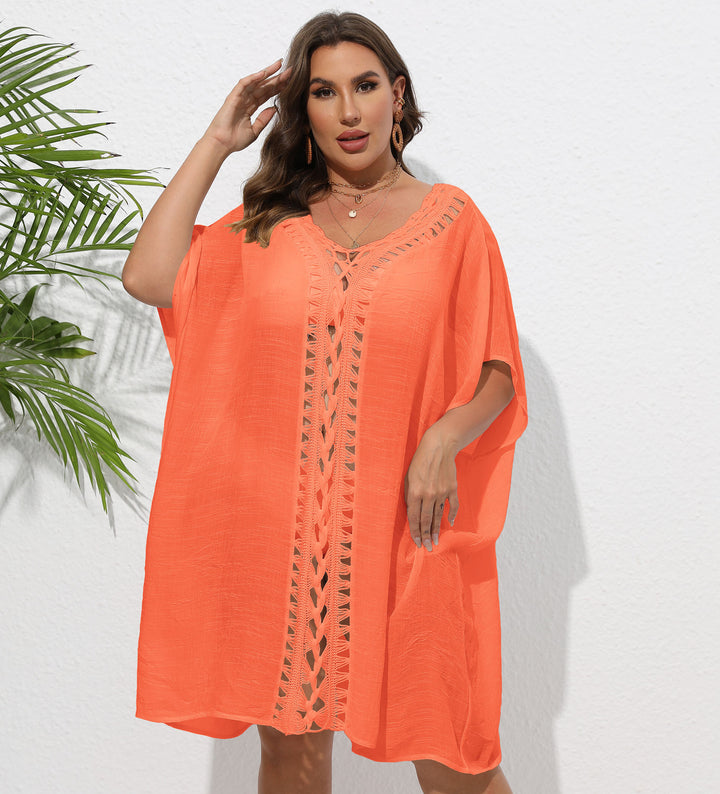 Dame Let Strand Kaftan Overgang Stilla