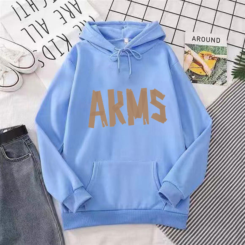 Kvinde Hoodie med moderne grafisk print Skovae