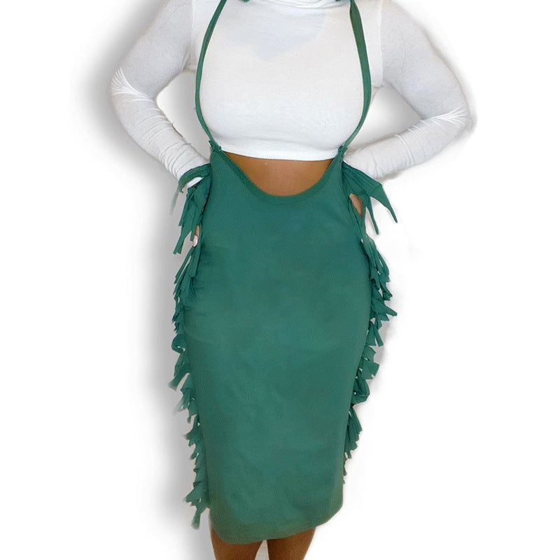 Femme Stilfuld Cut-Out Midi Kjole Stilla