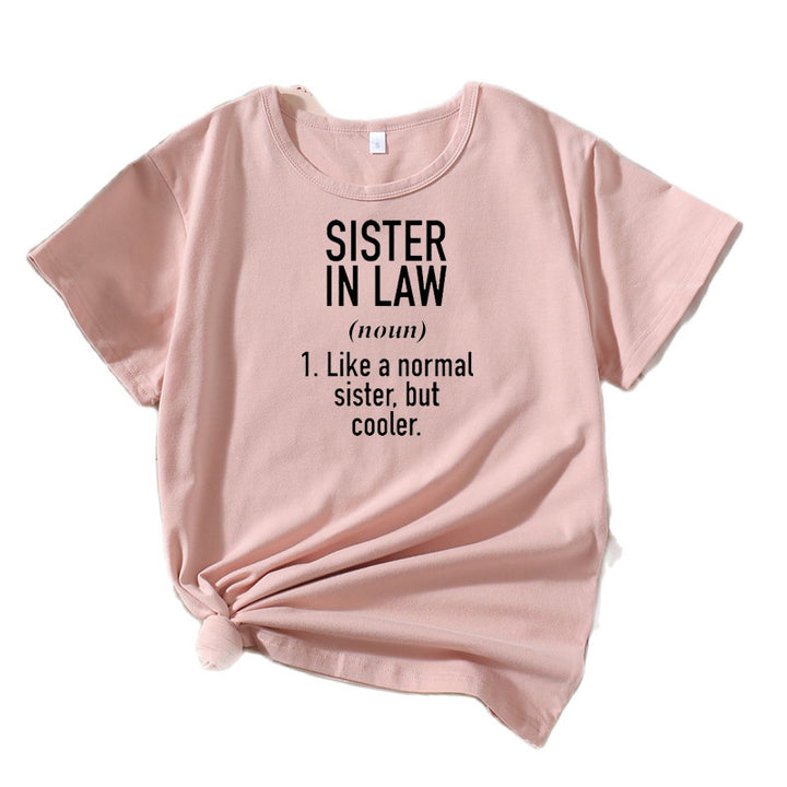 Dame Relaxed Fit Svigerdatter Grafik T-shirt Stilla