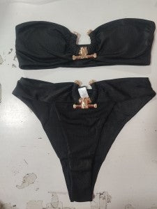 Dame bikini-sæt med raffineret stropdesign og moderigtige dekorationer Stilla