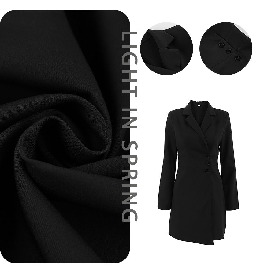 Dame Blazer-kjole med tætsiddende snit og elegante detaljer Stilla