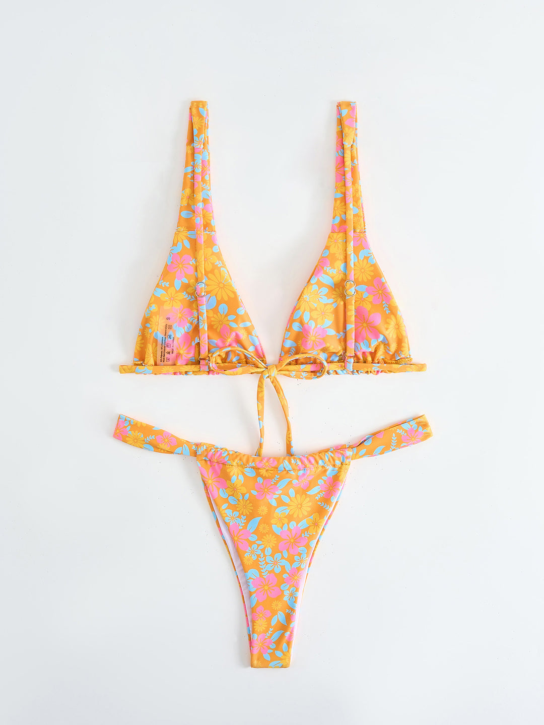 Dame Trekant-Cut Bikini Sæt Stilla 1750839490