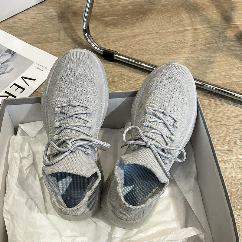Dame sporty sneakers med åndbar strikkonstruktion og skridsikker sål Stilla