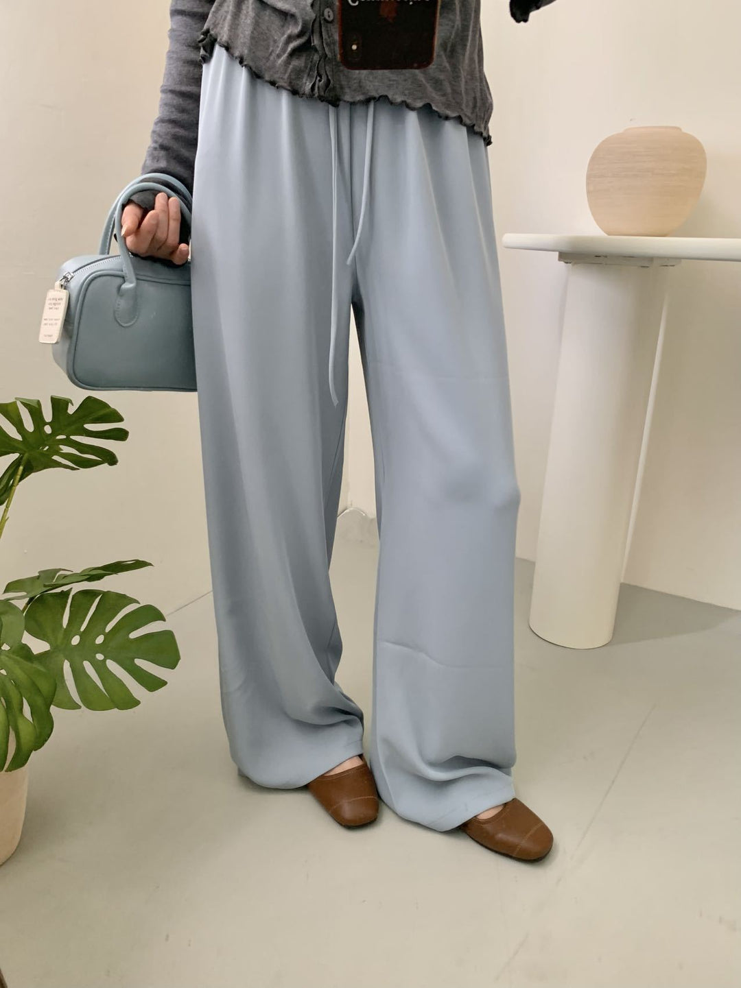 Dame elegante brede bukser Stilla