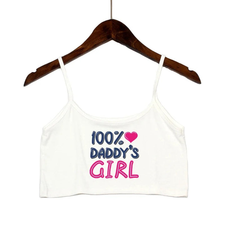 Dame mode crop top med dekorerede stropper Skovae