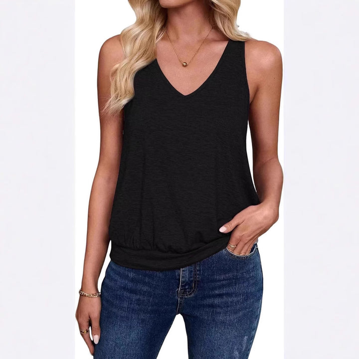 Dame Fritids V-Hals Tanktop Stilla