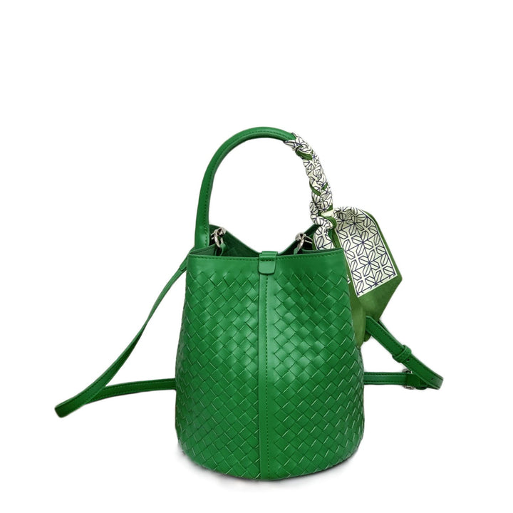 Kvinde Håndlavet Flettet Bucket Bag Skovae