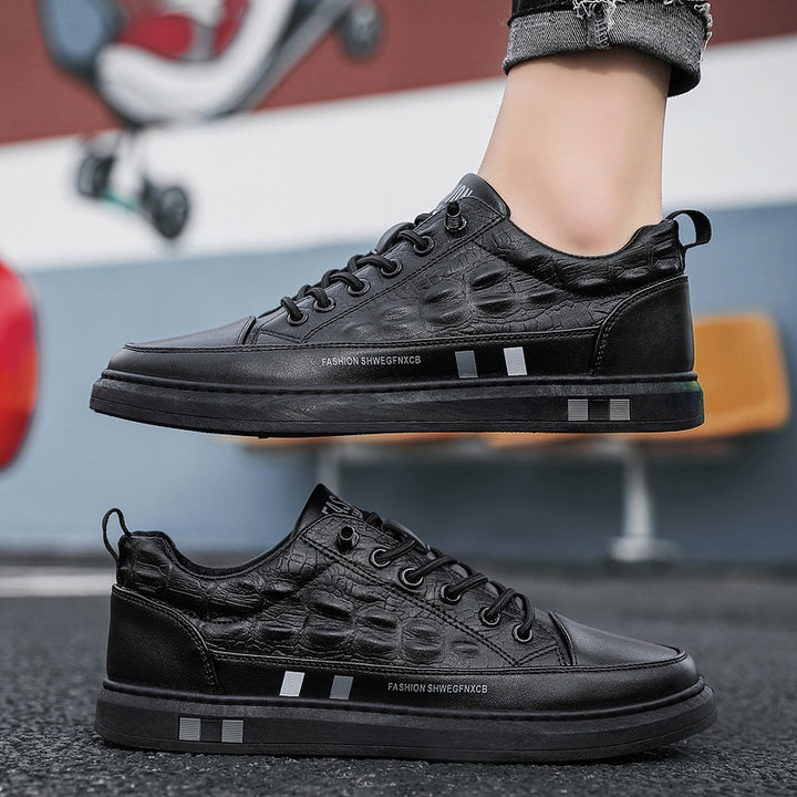 Femme moderne krokodille-textureret mode-sneaker Stilla