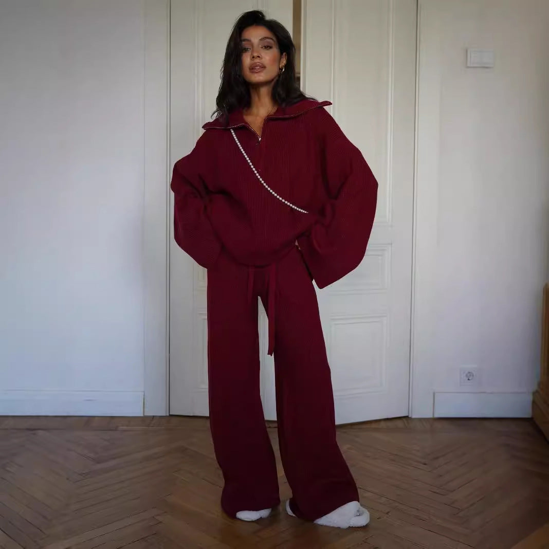 Kvindernes bløde strikdragt med trendy oversized pasform Stilla