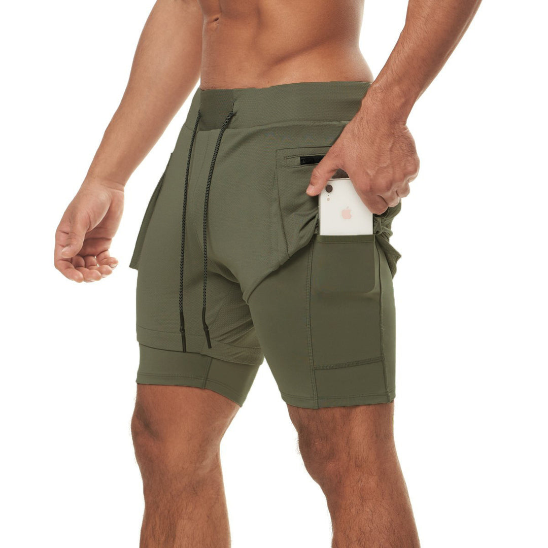 Herrer Sportslige Multifunktionsshorts med dybe lommer Stilla