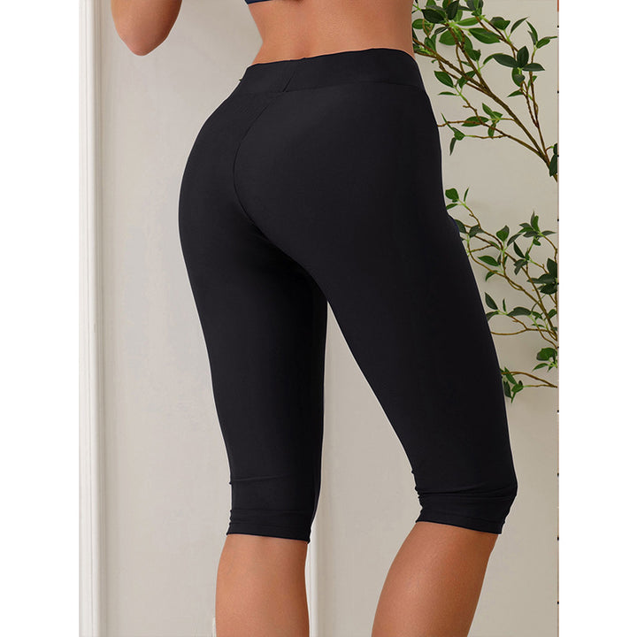 Dame Sporty 3/4 Leggings med høj taljebånd og åndbart materiale Stilla