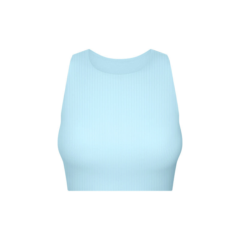 Stilla | Rib Turtleneck Sports Bra Høj Styrke, Stødabsorberende, Øvre Støtte